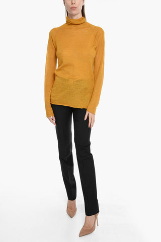 Cashmere and Silk Turtle-neck Sweater