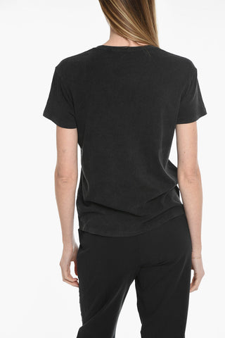 Crew Neck GIRLS Cotton Blend T-Shirt