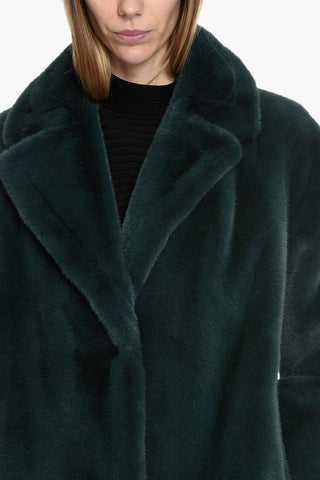 Eco-fur MARIA Coat with Flush Pockets