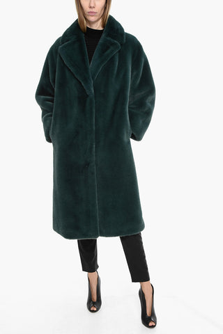 Eco-fur MARIA Coat with Flush Pockets