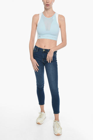 Skinny Fit Jeans with Golden Button 13cm