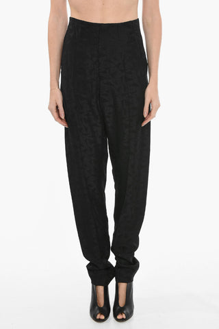 High Waisted Pants With Allover Print