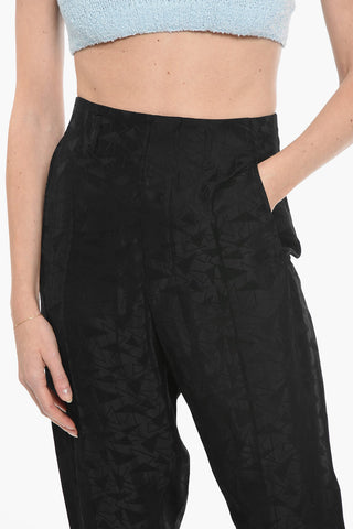 High Waisted Pants With Allover Print