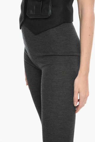 Wool High-waisted Leggings