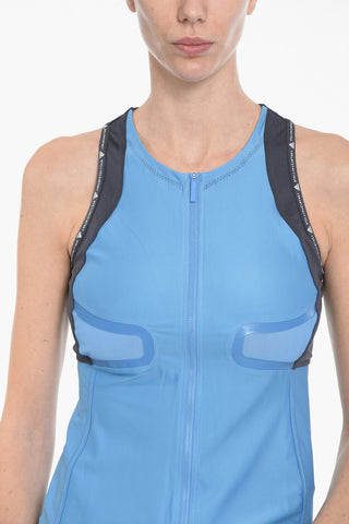 ADIDAS Canotta da Allenamento con Zip Frontale