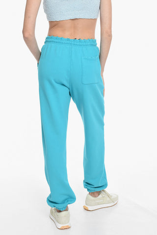 Embroidered Logo Distressed Joggers