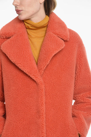 Cappotto Teddy CAMILLE con Tasche a Filo