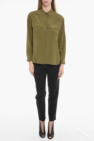 Silk Long Sleeved Shirt