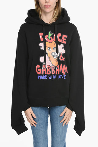 Relaxed-fit Hoodie Sweatshirt with Graphic Print