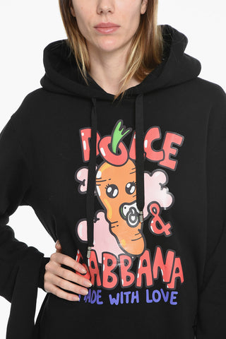 Relaxed-fit Hoodie Sweatshirt with Graphic Print
