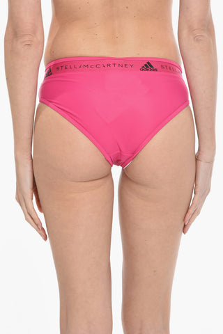 ADIDAS Bikini Bottom with Logoed Waistband