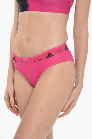 ADIDAS Bikini Bottom with Logoed Waistband