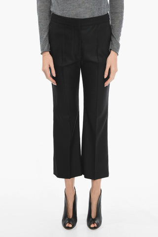 Pantaloni CARLIE Crop con Pinces Frontali
