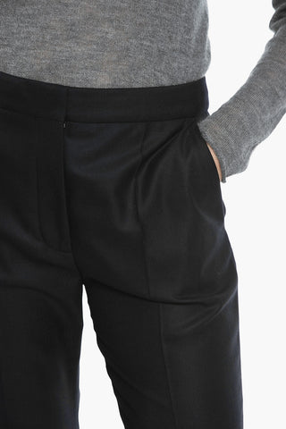 Pantaloni CARLIE Crop con Pinces Frontali
