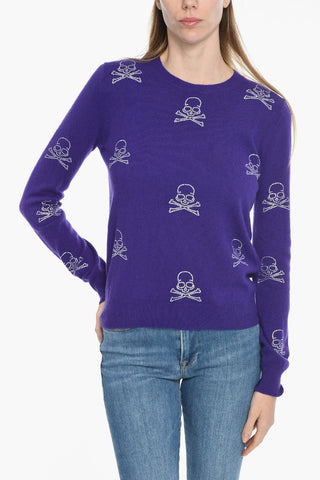 Pullover Round Neck LS Skull