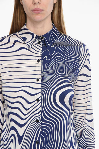 Viscose DARIA Shirt with Spiral Print
