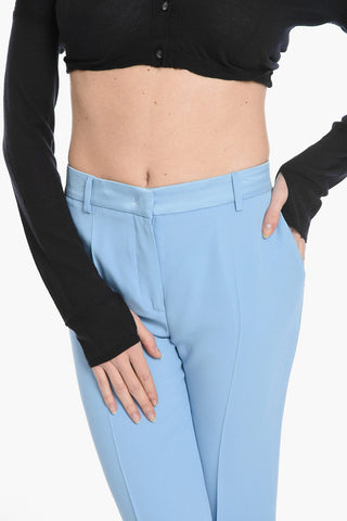 Cropped Wool Twisted Cardigan