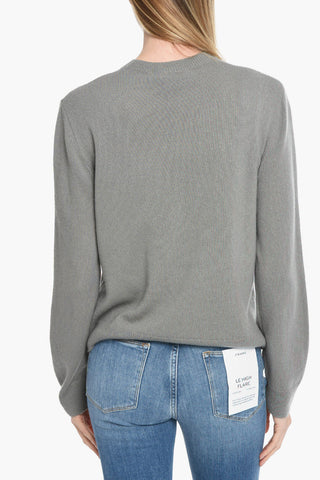 Embroidered Cashmere Crewneck Jumper