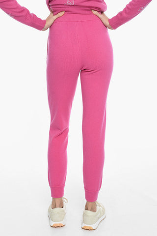 Knit SKULL Joggers with Rhinestone Application