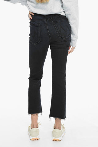 Stretch Denim THE HUSTLER Jeans with Frayed Hem 21cm