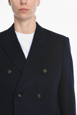 Peak Lapel Double-breasted MYSTERE Blazer