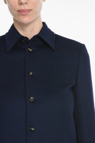 Cappotto In Lana Sfoderata