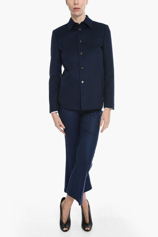 Cappotto In Lana Sfoderata