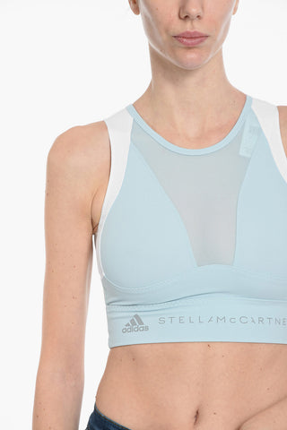 ADIDAS Training Cropped Top with Mesh Detail