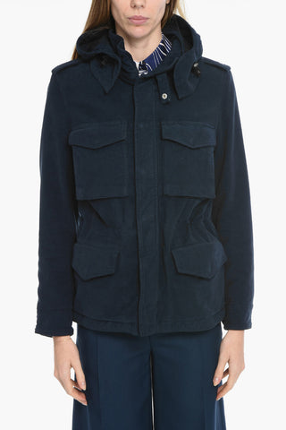 Utility Coat With Removable Hood