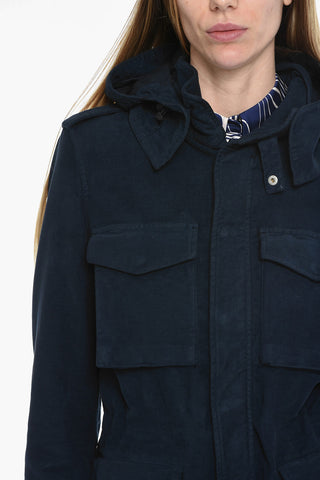 Utility Coat With Removable Hood