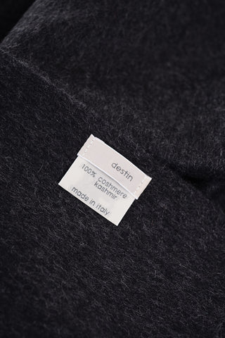 Sciarpa in Cashmere a Tinta Unita con Frange