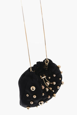 All-Over Golden Details Shoulder Bag