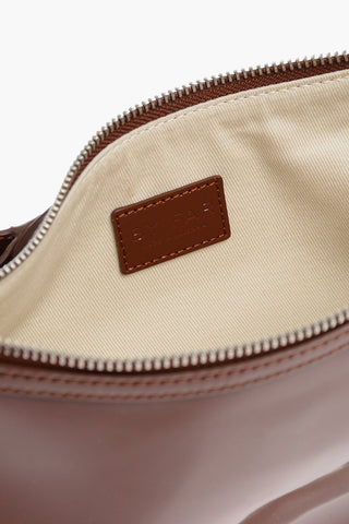 Patent Leather GIB Shoulder Bag with Studs Details