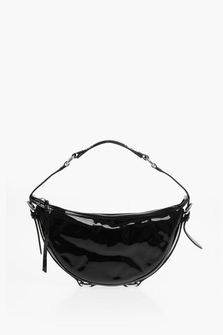 Borsa a Spalla GIB In Pelle Lucida con Dettagli Borchie