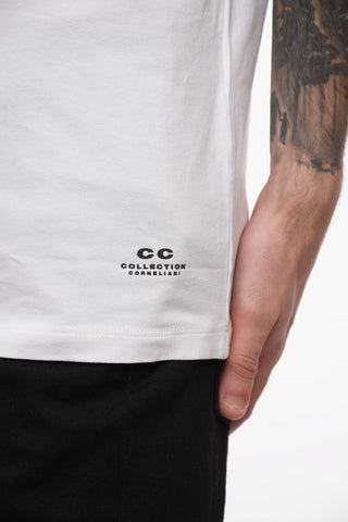 CC COLLECTION T-shirt in Jersey con Stampa Frontale