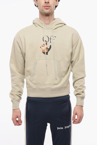 Felpa Hoodie CARAVAGGIO HAND in Cotone