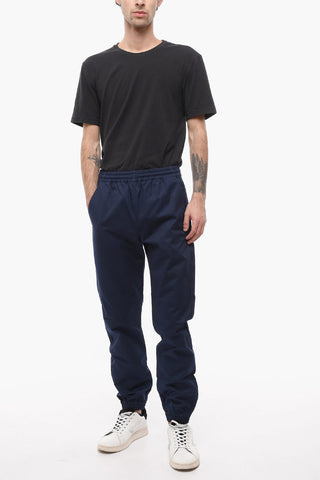 Cuffed CASUAL Cotton Pants with Elastic Wasitband