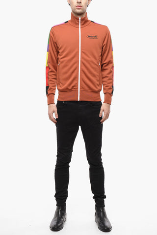 MISSONI Felpa Mock Neck con Bande a Contrasto