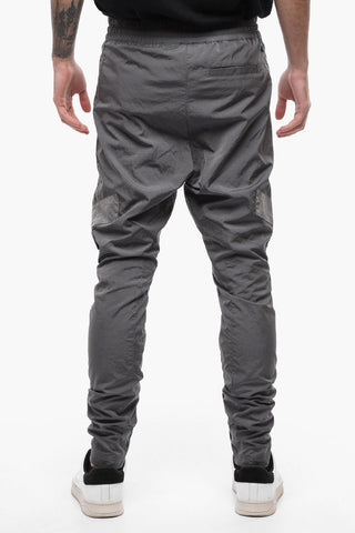 Zipped Ankle Nylon Stirrup Joggers