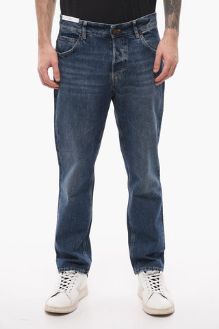 Jeans THE REBEL Regular Fit con Cuciture a Vista 18cm
