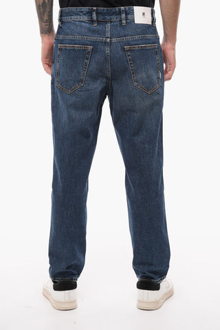 Jeans THE REBEL Regular Fit con Cuciture a Vista 18cm