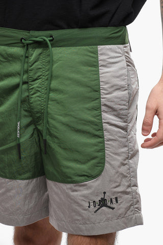 JORDAN X OFF-WHITE Two Tone Nylon Track Shorts
