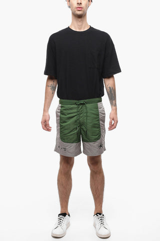 JORDAN X OFF-WHITE Two Tone Nylon Track Shorts