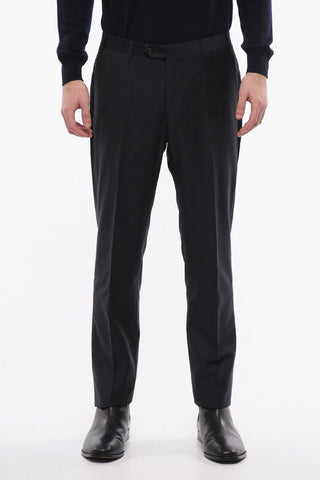 Checked Virgin Wool Belt Loops ACADEMY Trousers