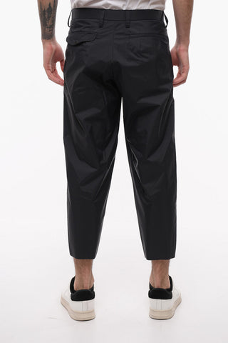 Pantaloni in Nylon a Doppia Pince