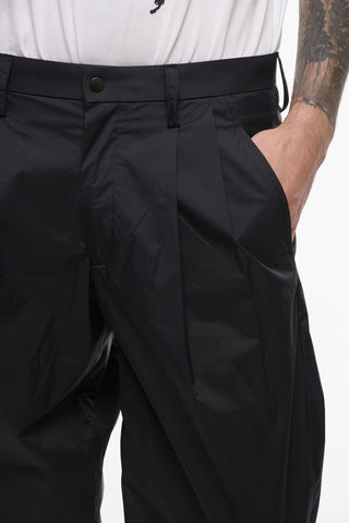 Double Pleat Nylon Pants