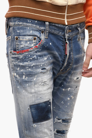Distressed Design SUPER TWINKY FIT Denims 14cm
