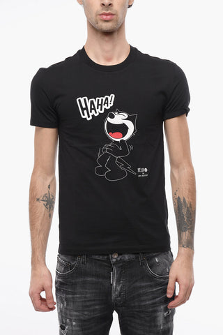 FELIX THE CAT Printed T-shirt with Crewneck
