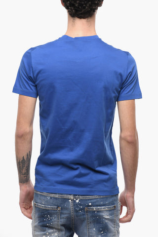 Solid-Color T-Shirt with D2 Print