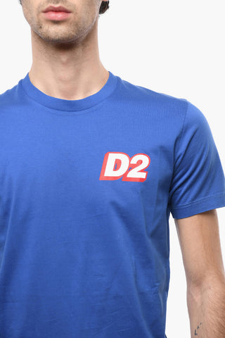 Solid-Color T-Shirt with D2 Print